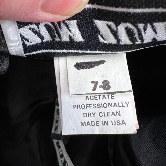 Vintage Prom Homecoming Dress Velvet Satin - Picture 9 of 9